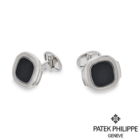 patek philippe cufflinks nautilus|Patek Philippe watch band buckle.